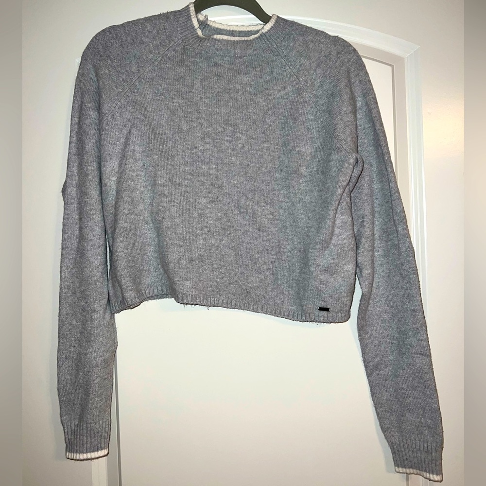 Grey Hollister Sweater